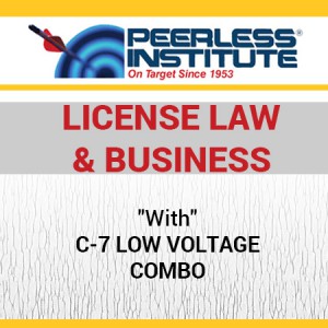 C-7 Low Voltage Book & Online Practice Exams Combo Package